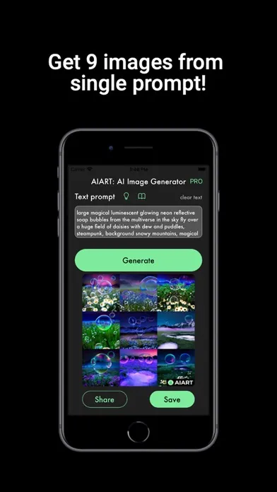 Screenshot di AIART: AI Image Generator