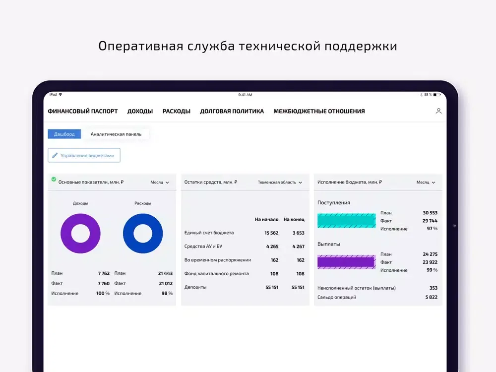 Capturas de pantalla de БФТ.Регион Онлайн iPad 