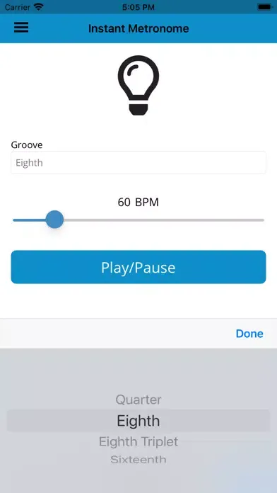 Zrzuty ekranu BeatClikr: Live Metronome