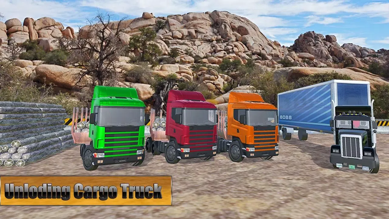Makran Coastal highway Cargo Truck : Offroad drive Screenshots