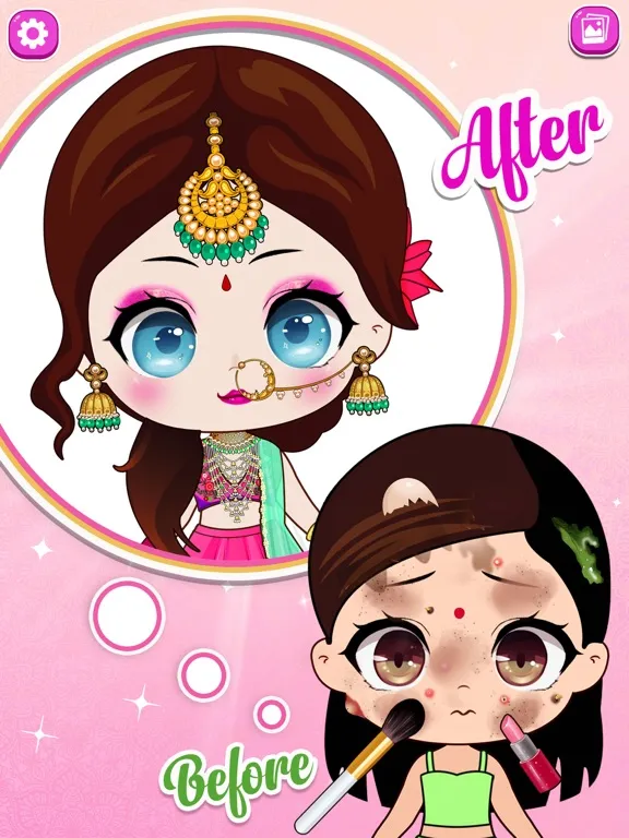 Capturas de pantalla de Wedding Dress up Doll Maker iPad 