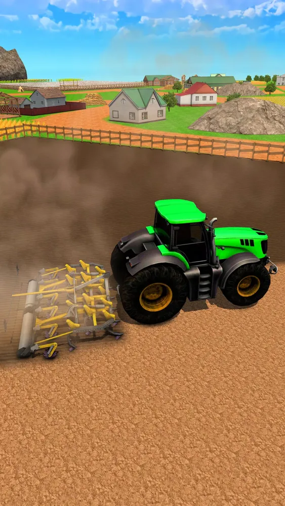 ภาพหน้าจอของ Farming Master 3D Tractor Game