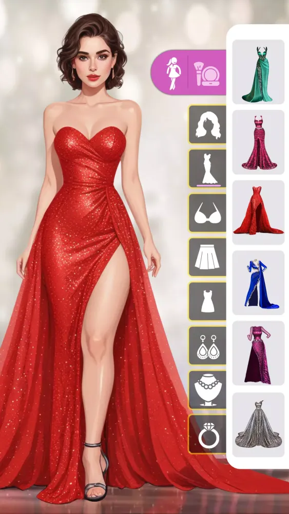 Capturas de tela do World Fashion Dress up Games