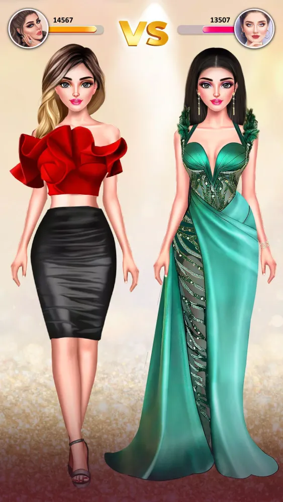 Capturas de tela do World Fashion Dress up Games