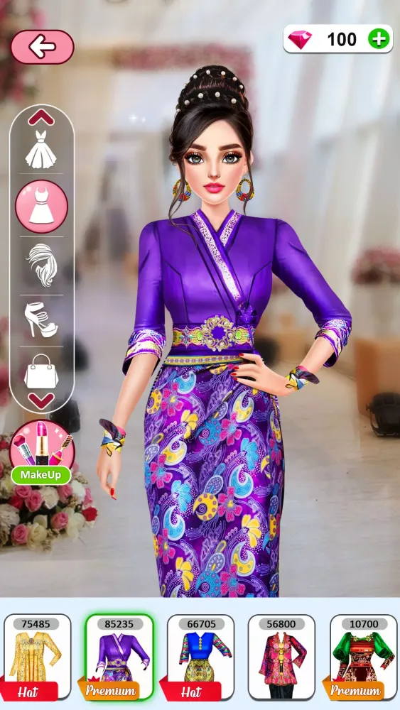 Capturas de tela do World Fashion Dress up Games
