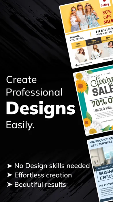 Flyer Maker + Poster Maker سکرین شاٹس