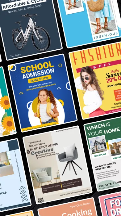 Flyer Maker + Poster Maker سکرین شاٹس