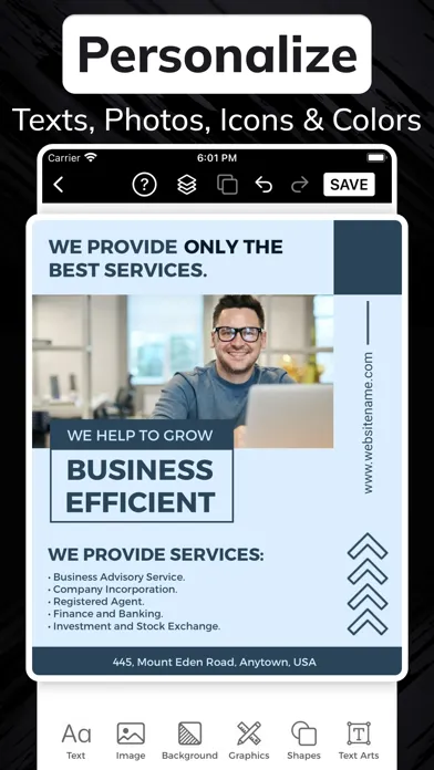 Flyer Maker + Poster Maker سکرین شاٹس