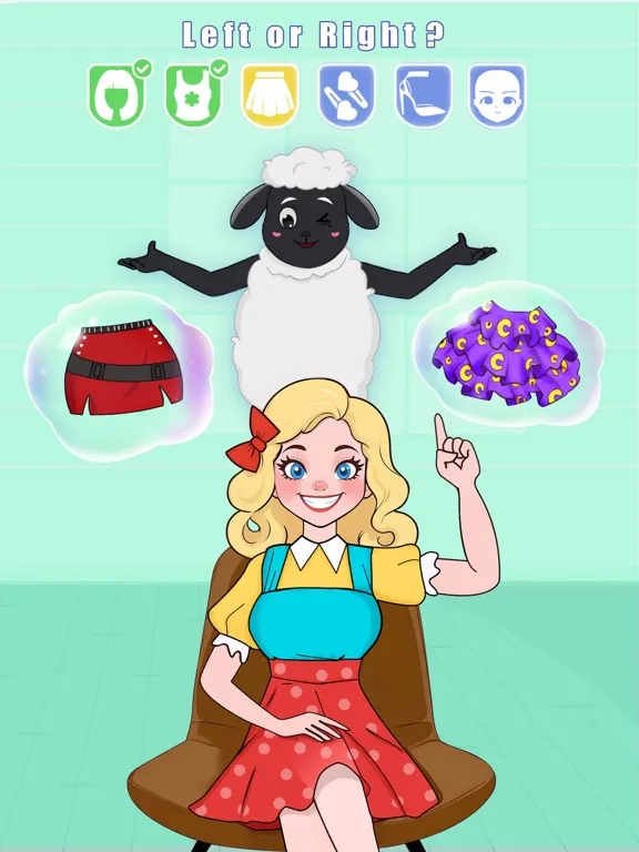 Left Or Right: Anime Dress Up iPad  Screenshots