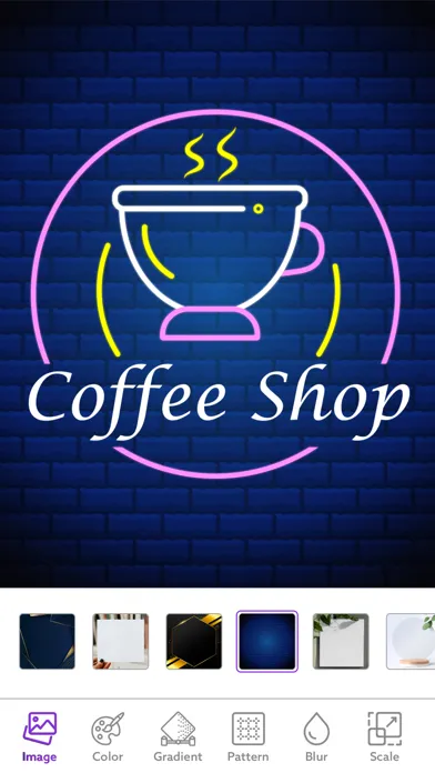 Tangkapan layar Logo Maker, Logo Designer