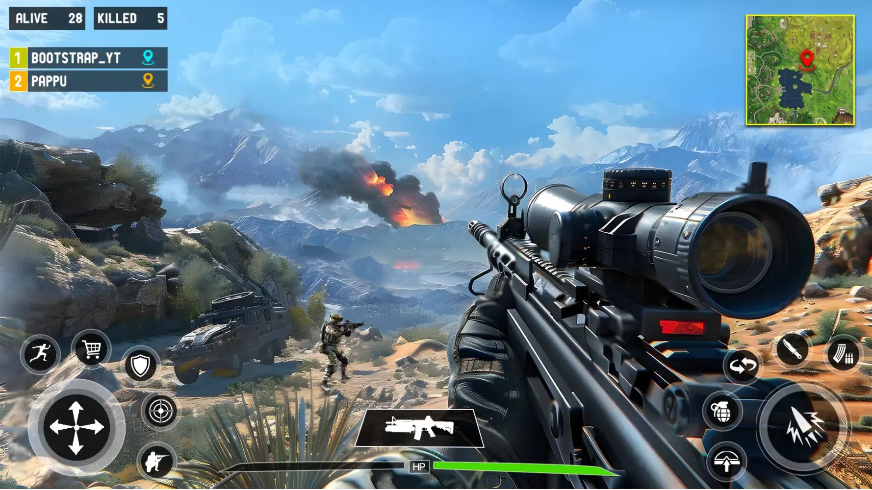 Captures d'écran de Modern Warfare: Elite Forces