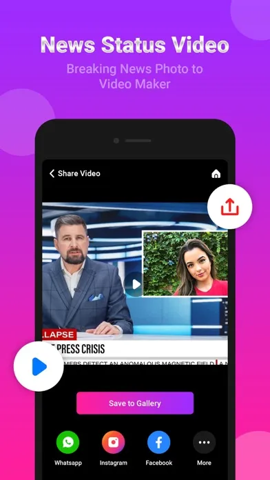 Скриншоты Breaking News Video Maker