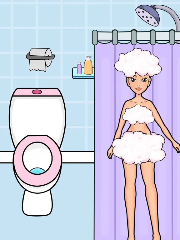 Paper Art Doll Fashion Games iPad 應用截圖