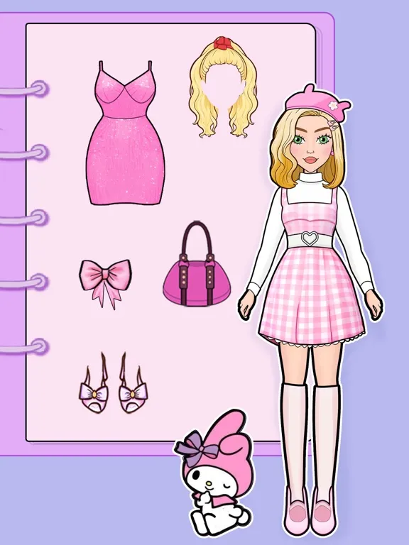 Paper Art Doll Fashion Games iPad 應用截圖