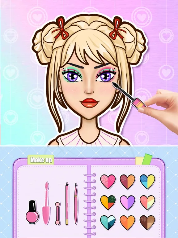 Paper Art Doll Fashion Games iPad 應用截圖
