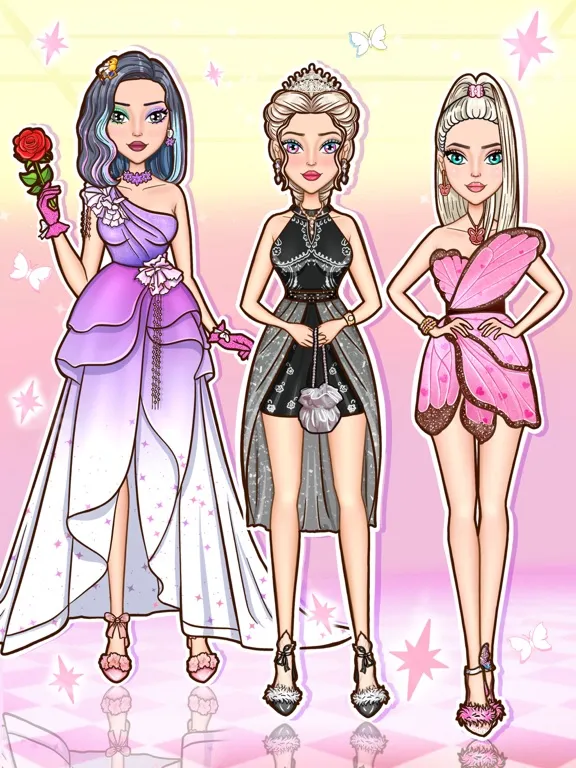Paper Art Doll Fashion Games iPad 應用截圖
