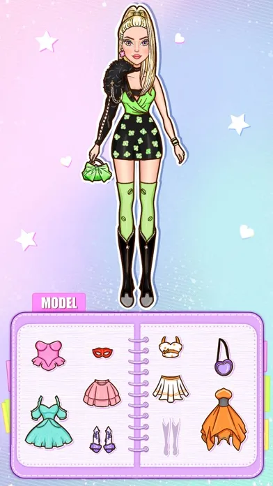 Paper Art Doll Fashion Games應用截圖