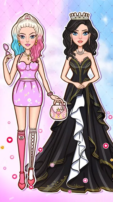 Paper Art Doll Fashion Games應用截圖