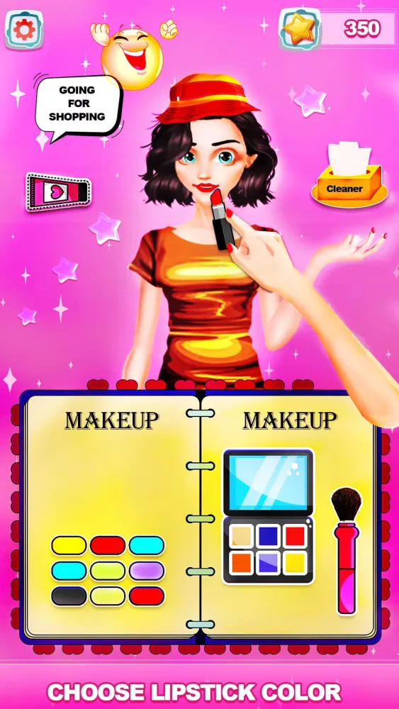 Paper Doll Diary Dress up Game Screenshots