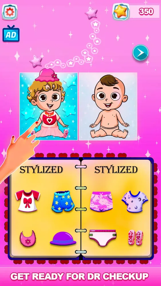 Paper Doll Diary Dress up Game Screenshots