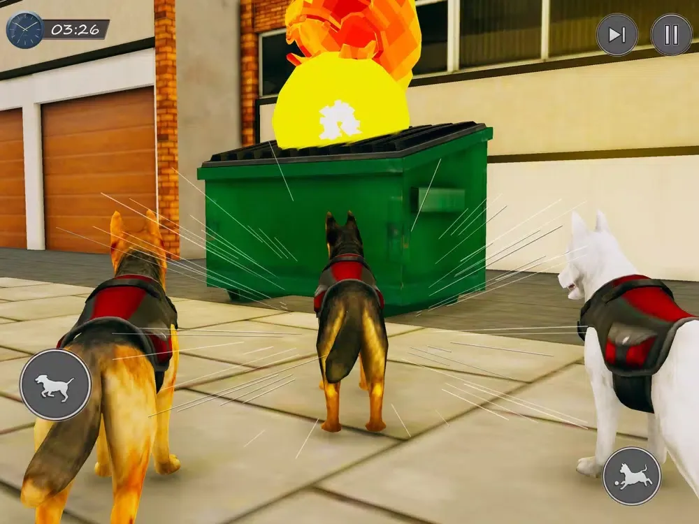Screenshot di US Police Dog City Security 3D iPad 