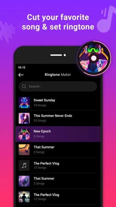Ringtone Maker - create tones应用截图