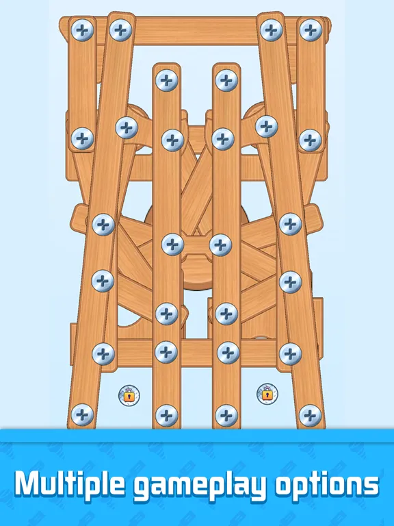 Capturas de tela do Super Bolts: Screws Jam Master iPad 