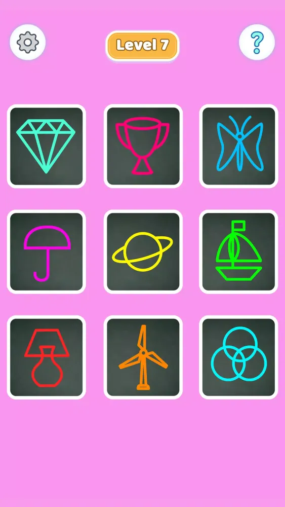 Capturas de pantalla de Line Drawing Challenge Puzzle