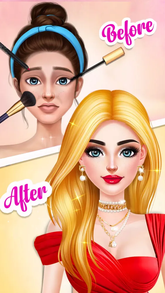 Model Stylist Makeup Dress up Screenshots