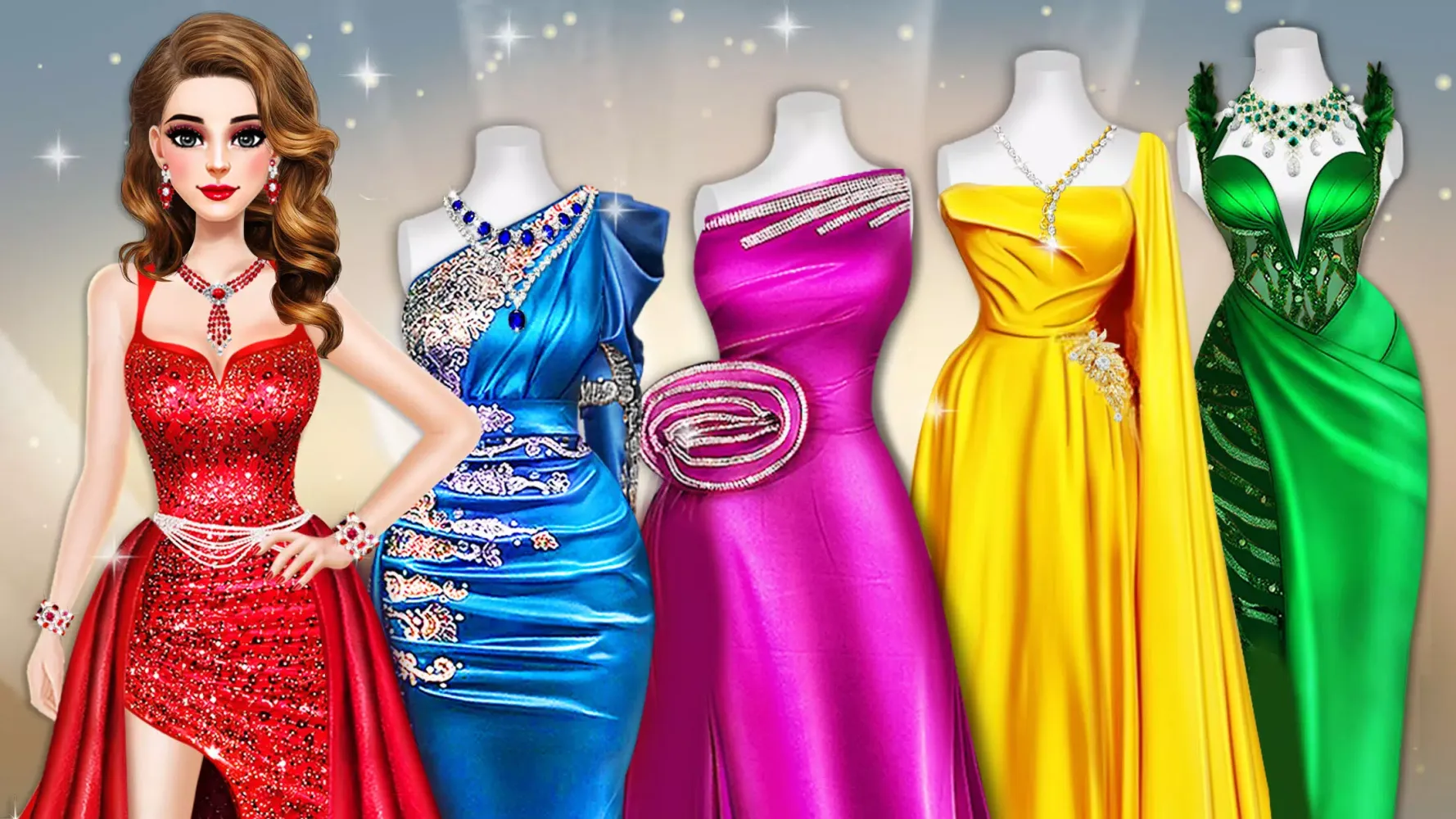 Model Stylist Makeup Dress up Screenshots