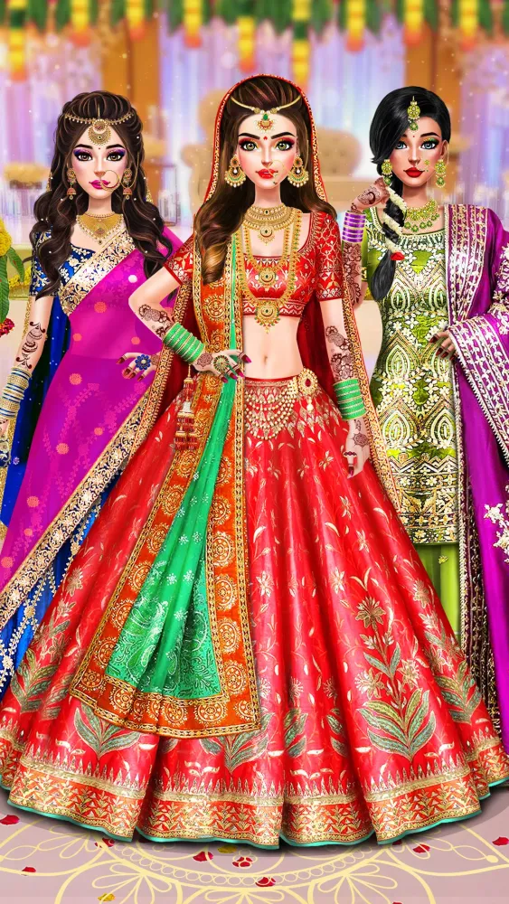 Screenshot di Indian Wedding Dress Up Games