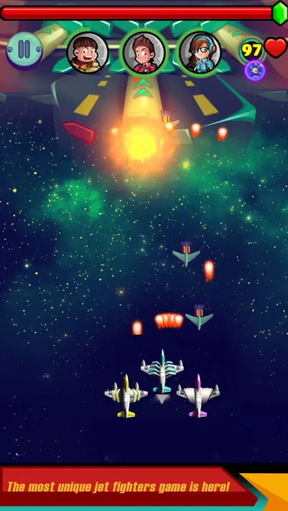 ภาพหน้าจอของ 3 Fighters