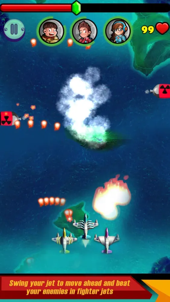 ภาพหน้าจอของ 3 Fighters