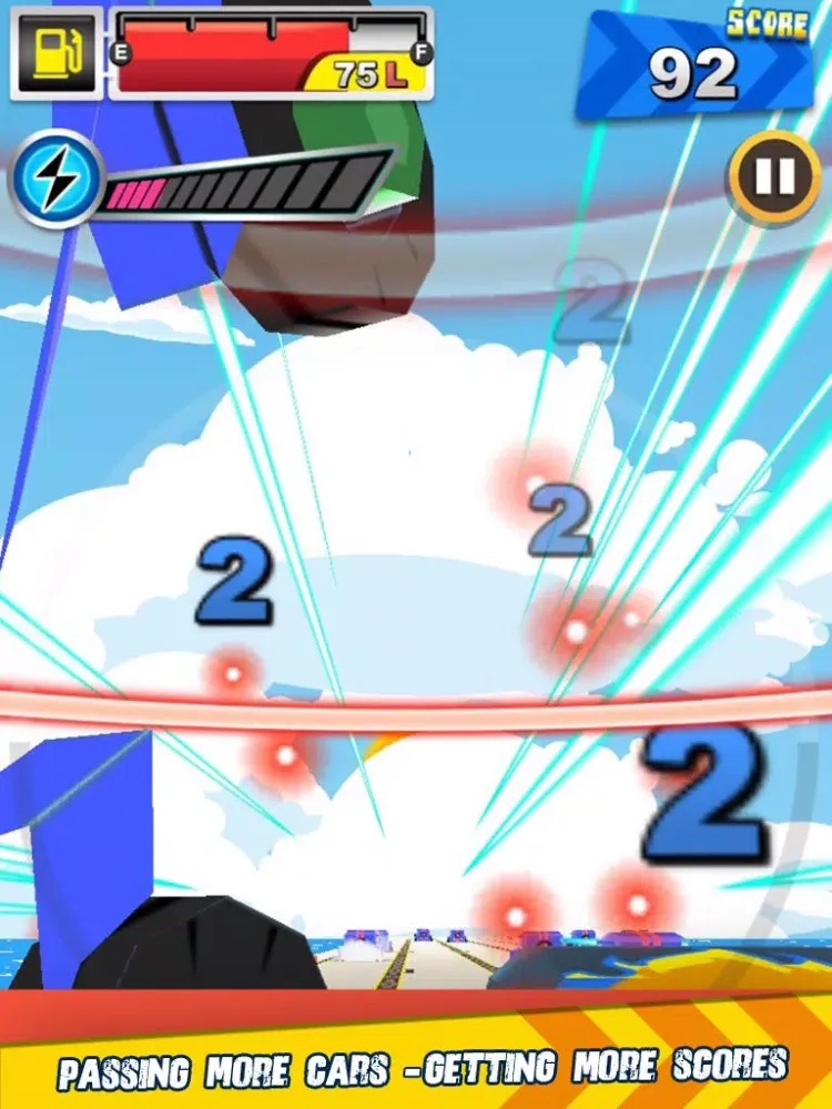ภาพหน้าจอของ Racing Rush iPad 