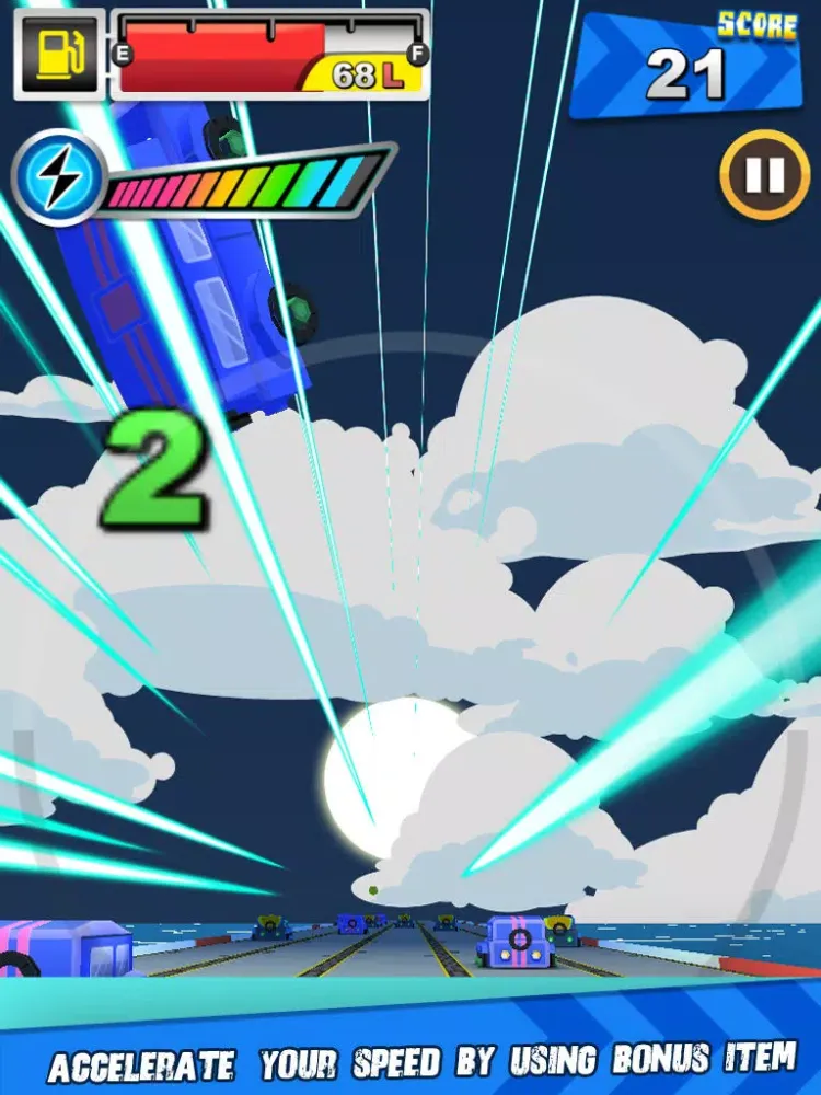 ภาพหน้าจอของ Racing Rush iPad 