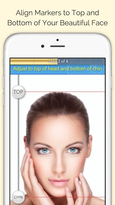 Golden Beauty Meter - Grade Your Selfie Ekran Görüntüleri