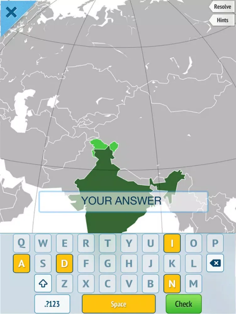 Capturas de pantalla de Word Pic Quiz Countries - Can You Name Every Country in the World? iPad 