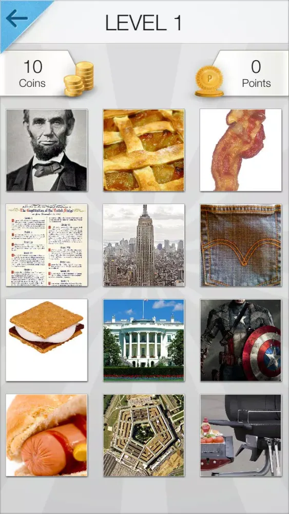 Word Pic Quiz Patriot Test - test your knowledge of American Icons, Landmarks and Pastimes應用截圖