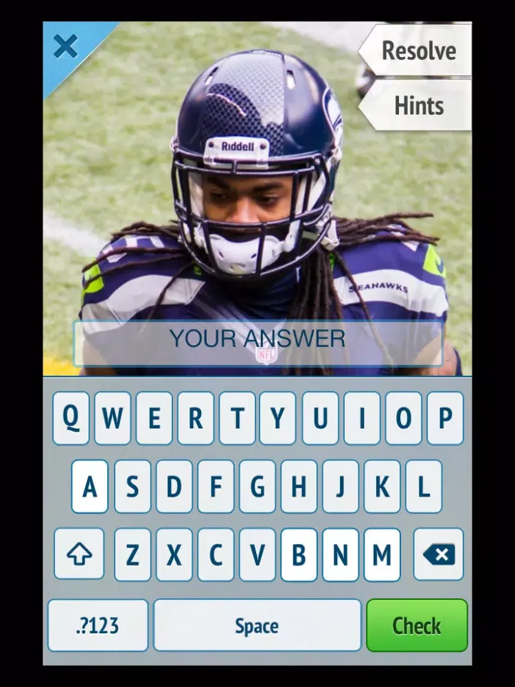 Word Pic Quiz Pro Football Stumper- Name the Most Famous Pigskin Players in the Game iPad  スクリーンショット