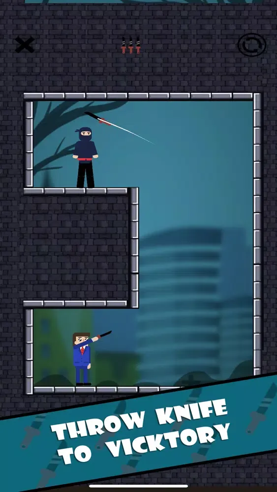 Mr Knife Мr Вullets 2D স্ক্রিনশট