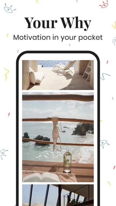 Capturas de tela do Why Vision Board