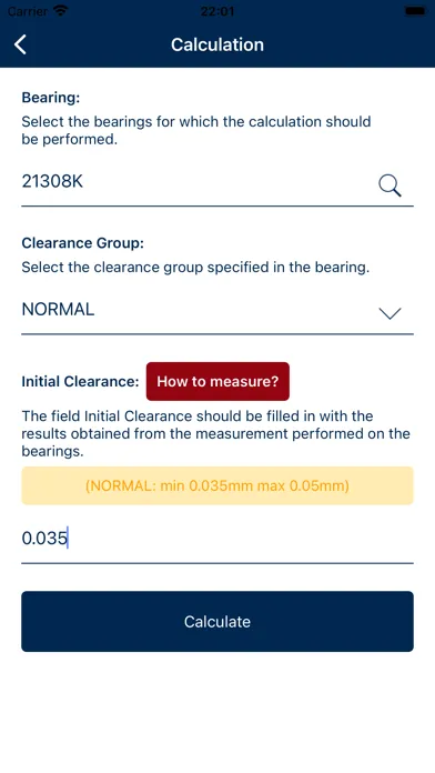 Capturas de pantalla de Clearance Reduction Calculatio