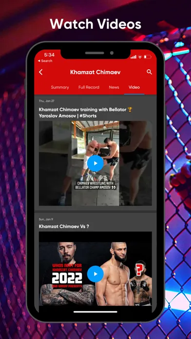 Fanatics Fantasy MMA 스크린샷