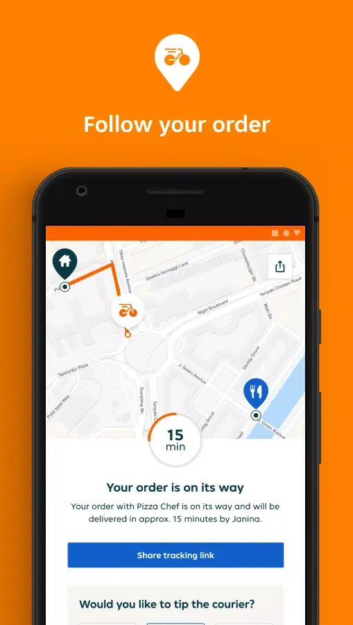 Capturas de pantalla de Takeaway.com - Bulgaria