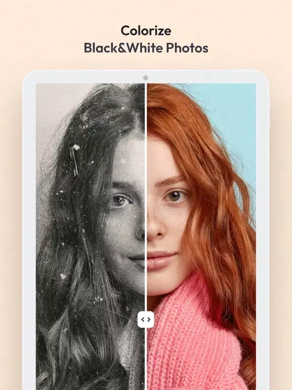 Colorize AI: Restore Old Photo iPad 应用截图