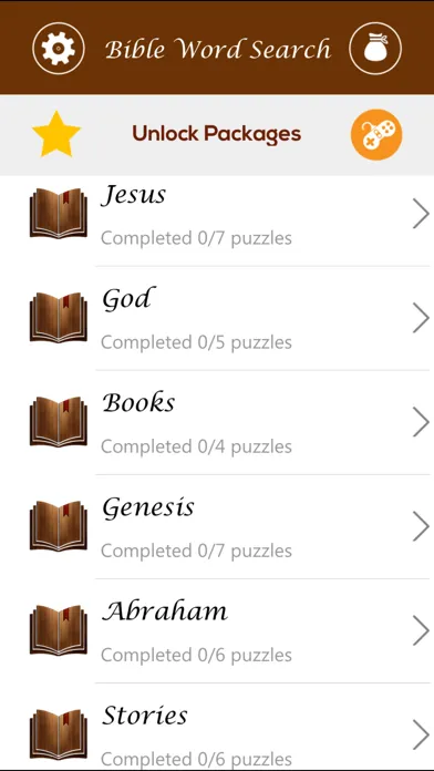 Captures d'écran de Giant Bible Word Search Puzzle