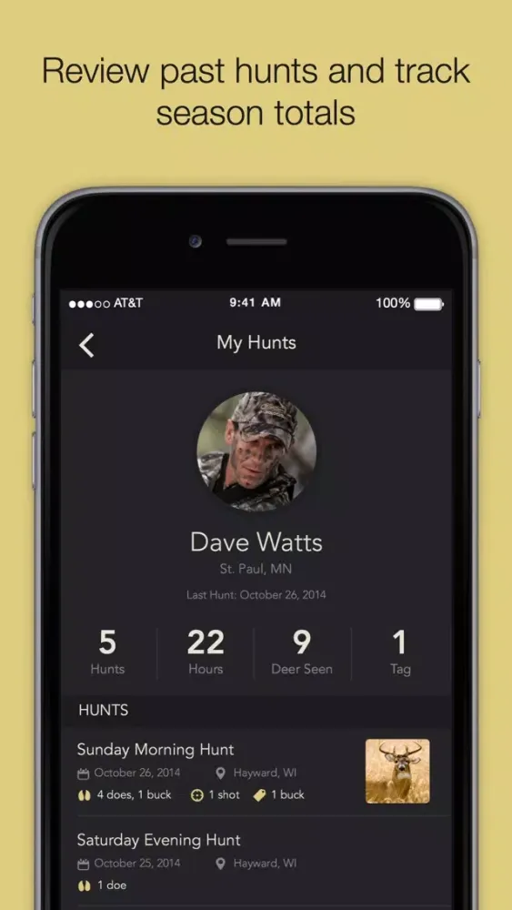 Zrzuty ekranu Quiver Hunt Tracking App