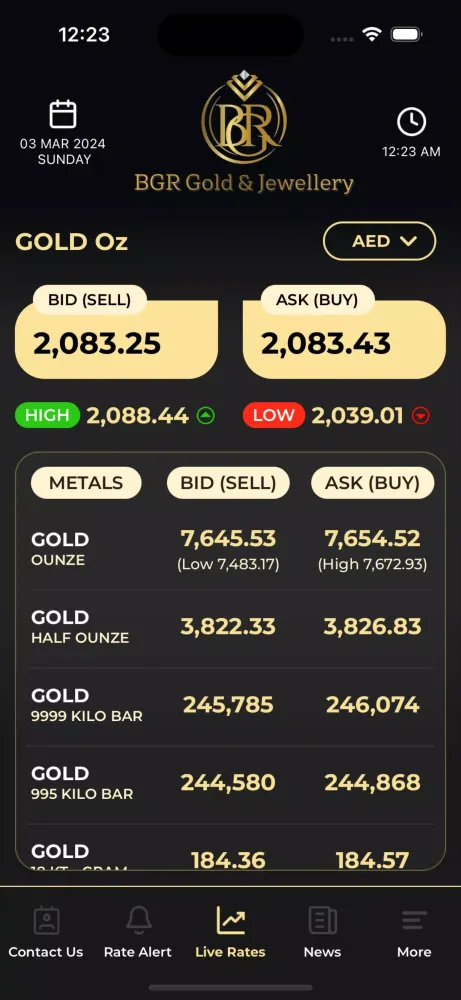 BGR Gold And Jewellery Ekran Görüntüleri