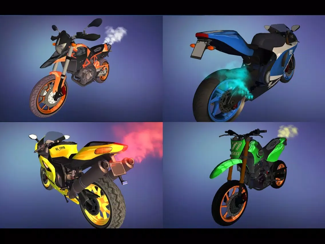 Captures d'écran de Bike Race Pro Motorcycle Games iPad 