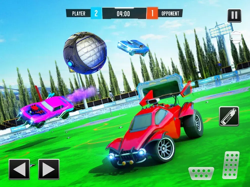 Rocket Car Football League 3D iPad  سکرین شاٹس
